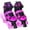 Rosie Rave, variant on Yumhome Kids Roller Skates for Girls Boys, 4 Size Adjustable Purple Panda Quad Skates with All Light up Wheels, Beginner Roller Skates - Birthday Gift for Outdoor Indoor