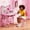 Pink #2, variant on Floseru Kids Desk Functional & Adjustable Chair Set, Height Adjustable Children School Study Table Chair Set with Cartoon Pattern, Storage, Drawers, Bookshelf, Kids Desk Table