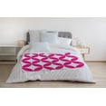 thumbnail image 3 of Simply Daisy 60" x 80" Eye Opener Fleece Throw Blanket, Orchid, 3 of 4