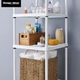 thumbnail image 4 of Design Ideas MeshWorks 6 Tier Metal Storage Shelving Unit Tower, Silver, 4 of 11