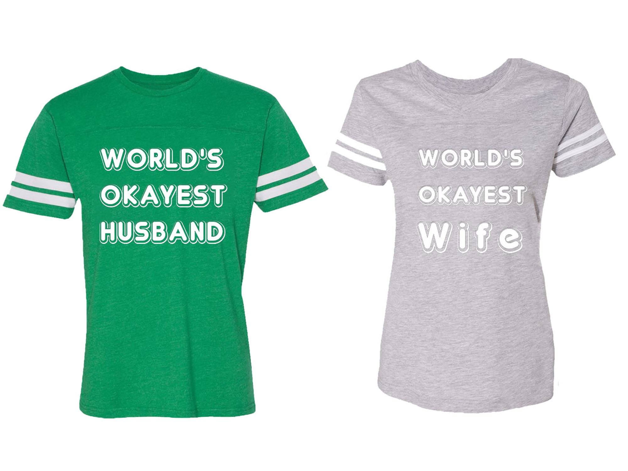 OXI World Okyest Husband Wife Matching Couple Cotton Jerseys (Men