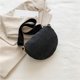 thumbnail image 4 of Bolso Bandolera Bolso de pecho para mujer con cadena de mezclilla vintage para oficina, viaje, Bolso de compras (negro), 4 of 8