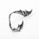 thumbnail image 4 of Pendientes de acero inoxidable JAMW para mujer cruzados de dragón punk, 4 of 5