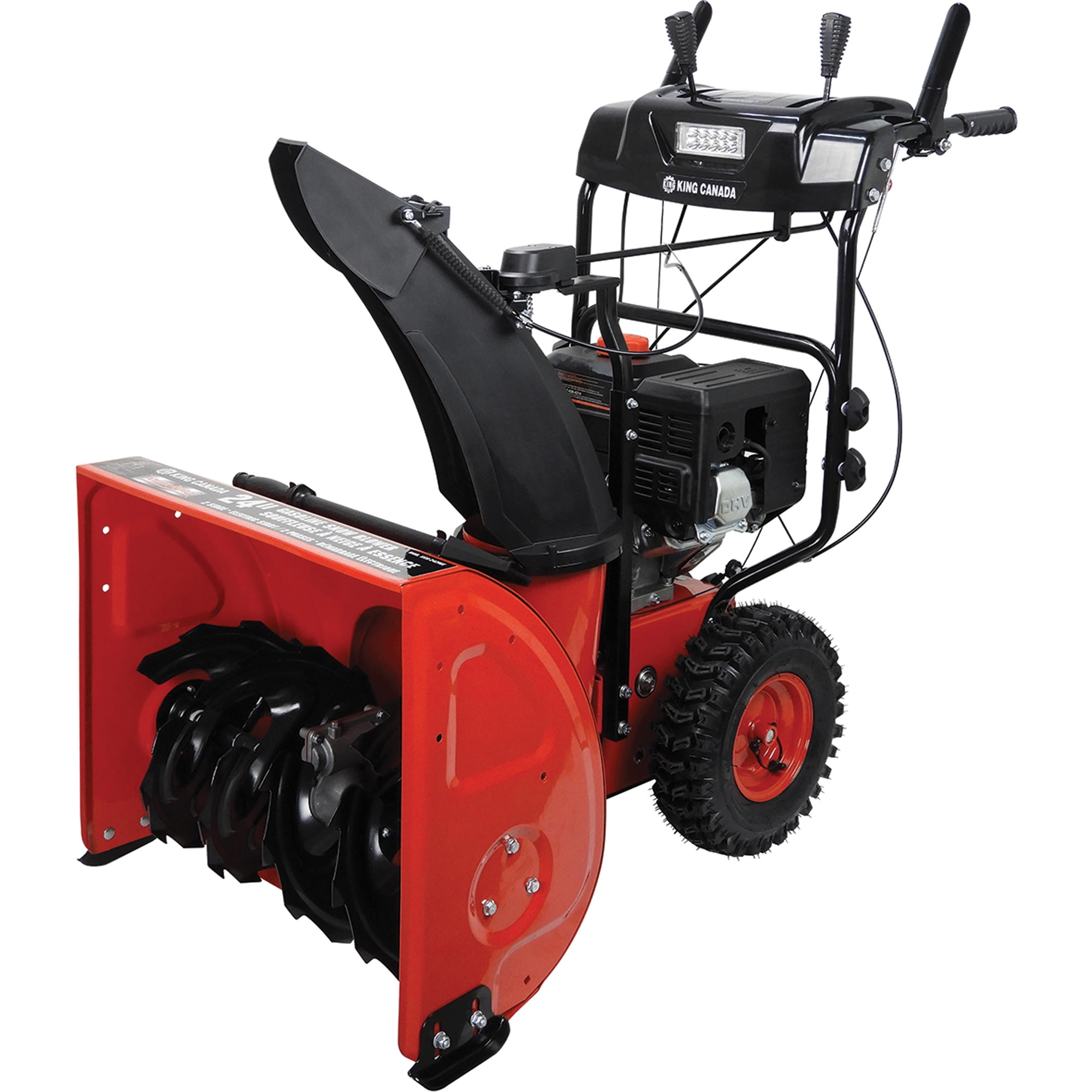 King Canada 24" 2stage Gasoline Snow Blower With Electric Start (KCG