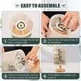 thumbnail image 4 of Table Lamp Desk Lamp Bedside Lamp LED Lamp Night Light With USB Charging Interface for Home Bedroom Living Room Cute Cats, 4 of 7