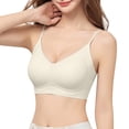 thumbnail image 4 of Njagoc3 Push Up Bras for Women Adjustable Straps Wireless Bra Breathable Soft Bra Seamless Daily Bra, 4 of 5