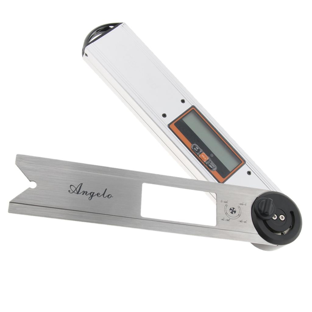 Dualoai 360 Degree Digital Angle Ruler Protractor Angle Finder Inclinometer Heavy Duty