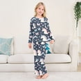 thumbnail image 2 of Unicorn and Butterf Cozy Soft Long Sleeves Top and Pants 2 Piece Cool Pjs Pajamas Set Sleepwear Size 3-11Y, 2 of 6