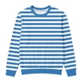 thumbnail image 4 of Tiijoy Boys Striped Crewneck Sweatshirt Kids Casual Long Sleeve Pullover Top, Sizes 3-14, 4 of 6