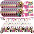 thumbnail image 6 of Barbie Party Decorations | Serves 16 Guests | Banner, Tablecover, Plates, Napkins, Sticker, 6 of 6