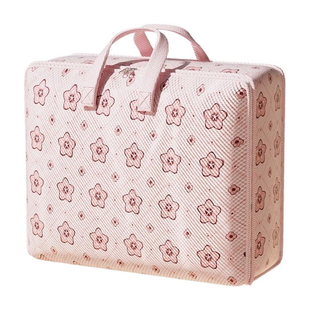 Bolsa de almacenamiento resistente con asas reforzadas, bolsa de almacenamiento para ropa de gran tamaño, bolsa de embalaje para mudanzas, cremallera doble gruesa que ahorra espacio de viaje.