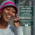 thumbnail image 5 of Alessia (Grey and Pink) Reversible Luxury Fashion Hat Women / Soft Beach Hat Gift, UPF 50+ Sun Protection with Brim / Available in 2 Colours / One Size, 5 of 7