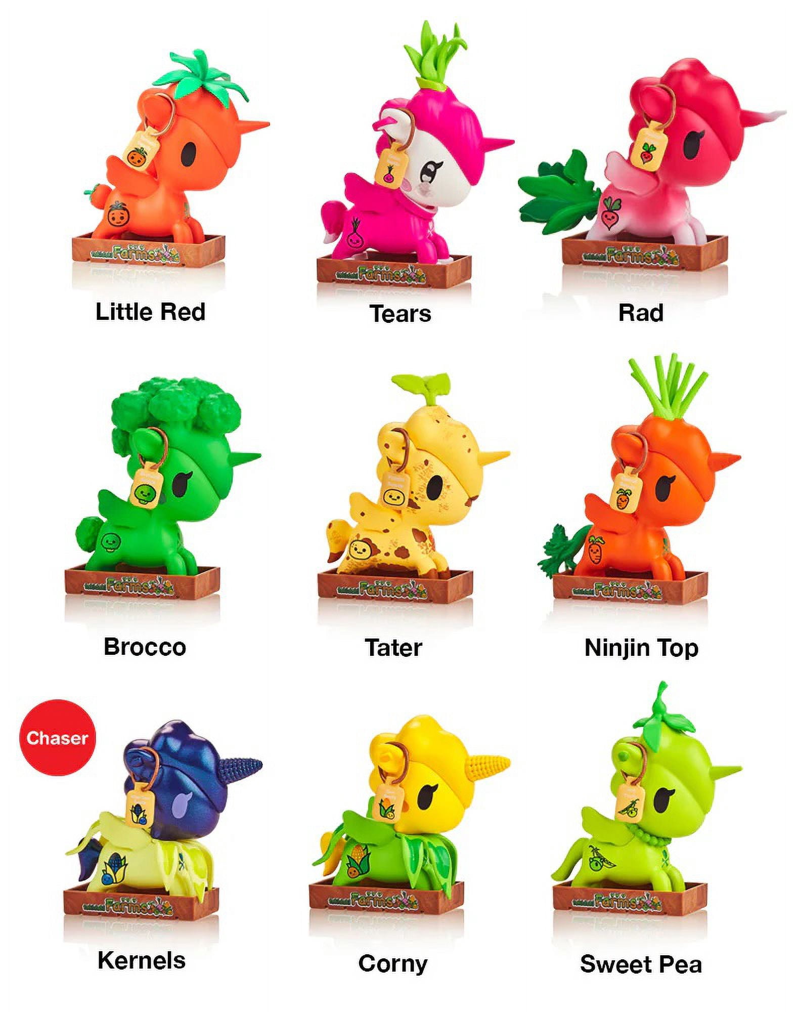tokidoki Veggie Unicorno Mystery Blind Box Figure, 2.75"