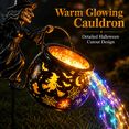thumbnail image 3 of Halloween Witch Cauldron Garden Light, Halloween Lawn Ornament Flowing LED Stream, Halloween Spinner for Patio Yard, Whimsical Halloween Decor, 3 of 7
