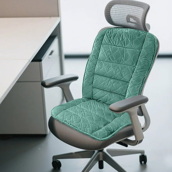 USB Heated Seat Cushion for Office Chair, Heated Seat Pad with Lumbar Support, Large Heating Area Heated Seat Cover with 3 Heat Levels Settings for Home Office,Wheelchair