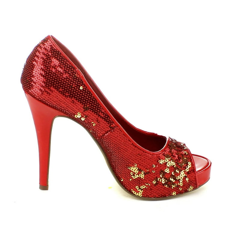Red glitter heels sale
