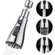 thumbnail image 1 of Boquilla para grifo - Grifo de cocina giratorio de 360 ​​grados gris plateado, 1 of 5