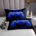 thumbnail image 3 of Erosebridal Gamepad Coverlet Set Queen for Teens, Geometric Bedding Set, Teens Gaming Decor 3 Pieces, 3 of 5