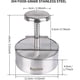thumbnail image 2 of Máquina ajustable para hacer hamburguesas, molde antiadherente para hacer tartas, ideal para carne de res, verduras, hamburguesas y hornear, ideal para barbacoa y hamburguesas caseras (diámetro 11,5 JAMW Sencillez, 2 of 5