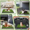 thumbnail image 4 of Dog Grass Pad with Tray, 23''X17'' Small Artificial Turf Grass Potty, Reusable Puppy Pee Pads for Dogs, Portable Dog Litter Box for Indoor/Outdoor Potty Training Toilet, 4 of 7