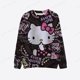 thumbnail image 1 of Sudadera con estampado de Hello Kitty para mujer, Jersey informal de manga larga con cuello redondo y dibujos animados, ropa de otoño, Japón, 1 of 4
