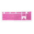 thumbnail image 2 of Reemplazo PBT KeyCaps 106 Teclas 2 Moldeo por Inyeción de color Altura Oem Transmisión de Luz Capacidades Personalizadas para Teclado Mecánnico, 2 of 7