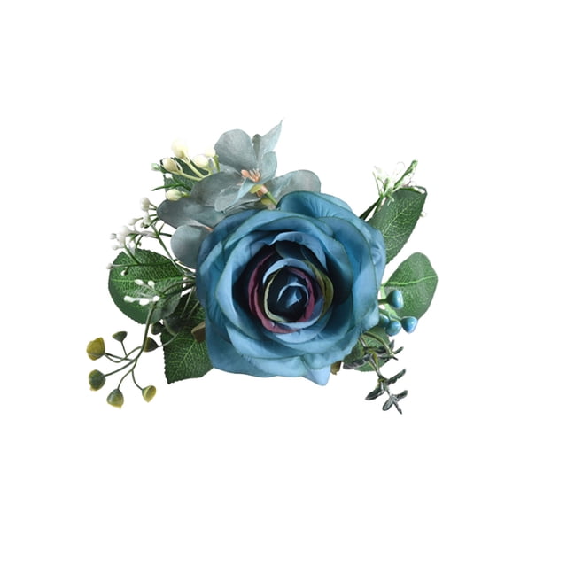 Elegant Floral Curtain Tie Backs Decorative Rope Holdbacks with Rose Buckle Window Drapery Accessories