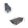 thumbnail image 3 of Housses & Housses pour Ensemble de Salle à Manger de Patio Extérieur 12 Personnes Bischoff, Polyester Résistant à l'Eau et aux UV avec Attaches, 3 of 6