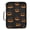 Orange Halloween Pumpkin Face, variant on Haosy Accordion File Organizer Zipper Binder 500 Sheet 6-Tab Expanding File Folder Multi-Pocket 1.2 Inch 3 Ring Pirate Ship and Skull