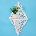 thumbnail image 3 of Yuarrent 2 uds estante de pared blanco punta afilada tablero de almacenamiento tallado moderno estante de productos básicos librería hogar Almacenamiento y organización del hogar, 3 of 6