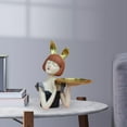 thumbnail image 3 of Girl Statue with Storage Tray Girl Figurine Modern Cute Decorative Key Holder Crafts Resin Girl Sculpture for Wedding Party Table Decor Gift Gray, 3 of 6