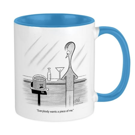

CafePress - Cake Talk Mug - Ceramic Coffee Tea Novelty Mug Cup 11 oz