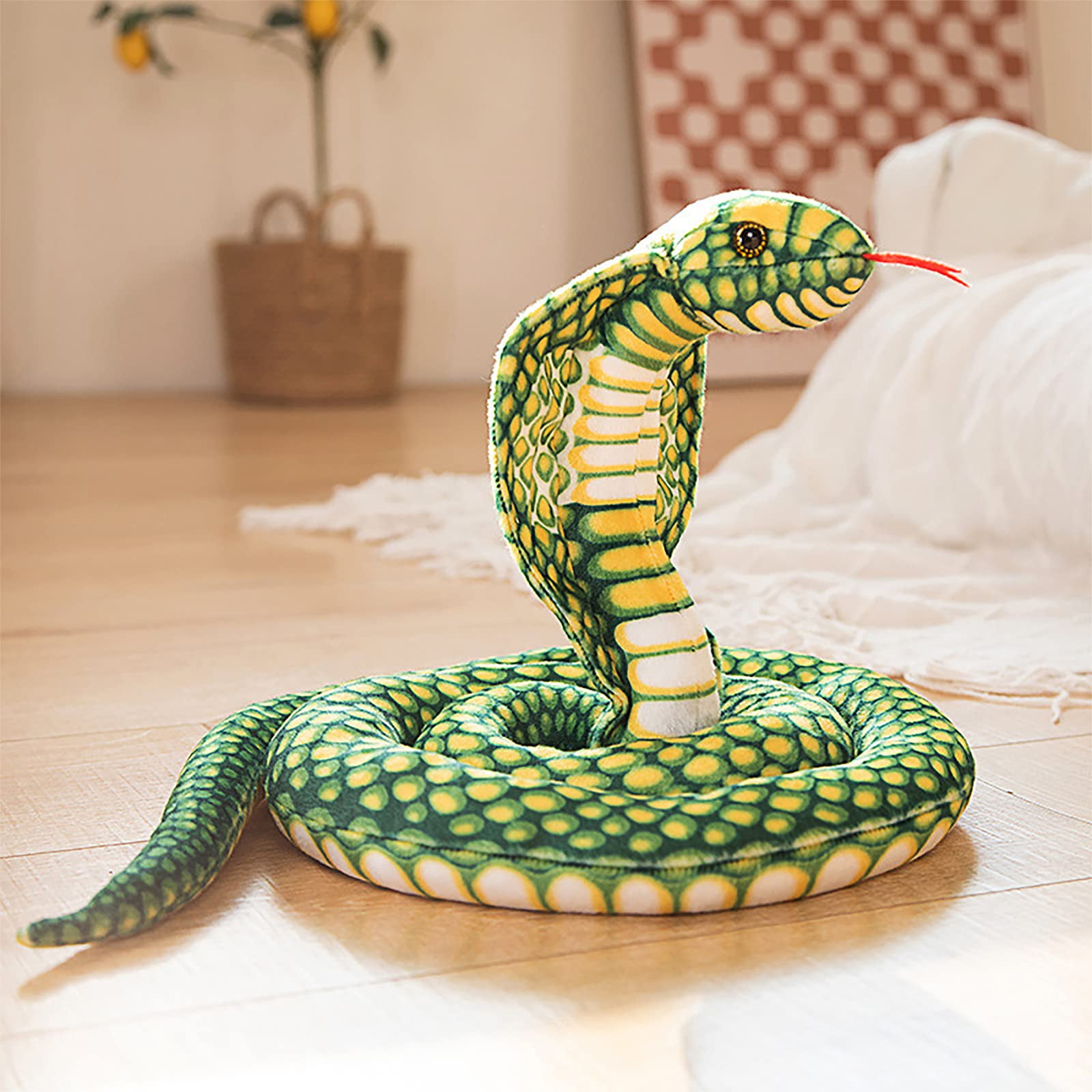 Stuffed king cobra discount