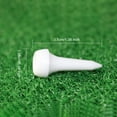thumbnail image 5 of Hyasfey 50 Pcs Plastic Golf Tees for Irons Hybrids Par Threes Low Profile Woods And The Driving Range Short Golfing Tees for Lower Friction And Longer Distance, 5 of 7