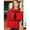 thumbnail image 2 of Halloween Crayon Shirt Costume For Teams Groups Crewneck Sweatshirt, XL, Red, 2 of 6