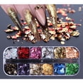 thumbnail image 3 of 30 pis de pegatinas pa decoración de uñas, transferencia de miposas, paillettes, envolturas de manicura, decoración Zulema Diseño de pegatinas de uñas, 3 of 8