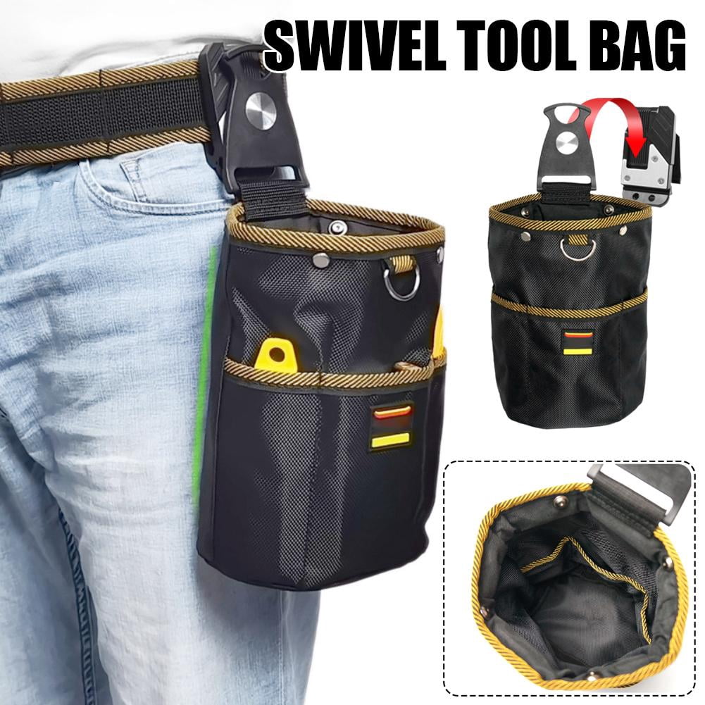 Rotating Quick-hang Tool Waist Bag Electrician Accessories Bag Tool Organiz