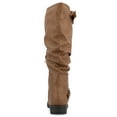 thumbnail image 4 of Journee Womens Stormy Stacked Heel Riding Boots, 4 of 10