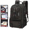 thumbnail image 5 of 1 Pce Grand Sac à Dos de Voyage pour Ordinateur Portable pour Hommes et Femmes, Sac à Dos de Grande Capacité Extensible Approuvé pour l'Avion, Sac à Dos de Randonnée avec Compartiment à Chaussures Indépendant, Sac à Dos à Double Bretelles pour Voyage d'Affaires, 5 of 5