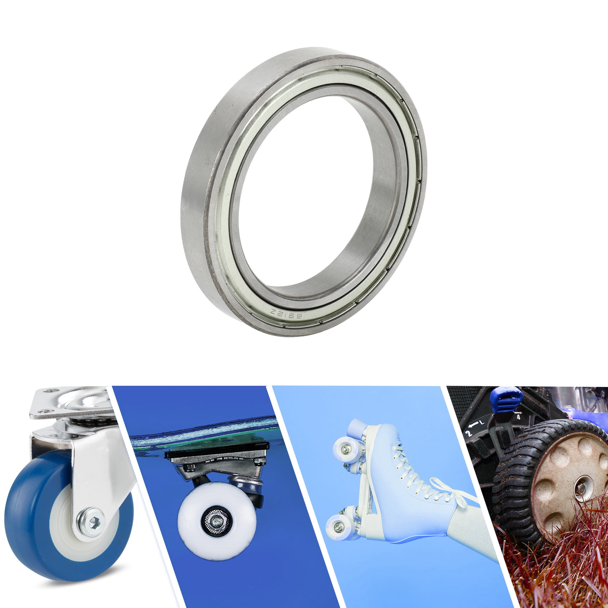 Unique Bargains 6912ZZ Deep Groove Ball Bearings 60x85x13mm 1 Pc Lubricated Bearings Scooter Skateboard Wheel