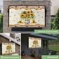 thumbnail image 2 of Outdoor TV Cover 36 to 39 Inches, Sunflower Country Star Texas Star Flowers Bottle Retro Waterproof and Weatherproof TV Cover with Remote Control Pocket, Flat Screen TV Cover Protector for Outside TV, 2 of 6