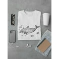 thumbnail image 3 of Dolphin With Fish Tattoo Style T-Shirt Men -Image by Shutterstock, Male Large, 3 of 4