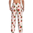 thumbnail image 7 of Salouo Strawberry Floral Print Pajama Pants for Men, Lounge Pants Elastic Waistband Casual Men's sleepwear Loungewear Sleep Pajama Pant -X-Large, 7 of 7