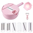 thumbnail image 2 of pitrice Multifunctional Vegetable Cutter With Drain Basket Potato Chip Slicer Grater Shredder Kitchen Tools, 2 of 6