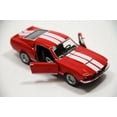 thumbnail image 3 of Kinsmart 5" 1967 Shelby GT-500 Ford Mustang Diecast Model Toy Car 1:38 Red, 3 of 4