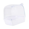 thumbnail image 2 of EHJRE Pet Bird Bath Box Parrot Bathing Tub Lovebirds Easy to Install Canary Cage Accessories Parrot Bath Shower Cage Small Bird Cage White, 2 of 8