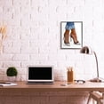 thumbnail image 2 of Stupell Industries Glam Toe Detail Heels Cuffed Denim Fashion Design by Ziwei Li, 2 of 7