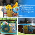 thumbnail image 5 of Numjaw Pool Float Storage Bag, Pool Float Toy Storage Mesh Bag, Adjustable Pool Toy Hanging Mesh Organizer Net Bag for Water Inflatables Toys and Swimming Pool Accessories, 5 of 7