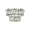 thumbnail image 1 of Elegant Lighting 3503F18L2C Monroe LED Light Flush Mount, Chrome, 1 of 4