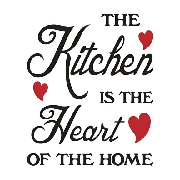 CCOCC 2026 New Kitchen Wall Decals,Kitchen Wall Vinyl Kitchen Decals 1Pc Art Dinning Quote Decor Stickers Room Home Decor for Kitchen, Dining Room, Cafe, Restaurant, Pantry